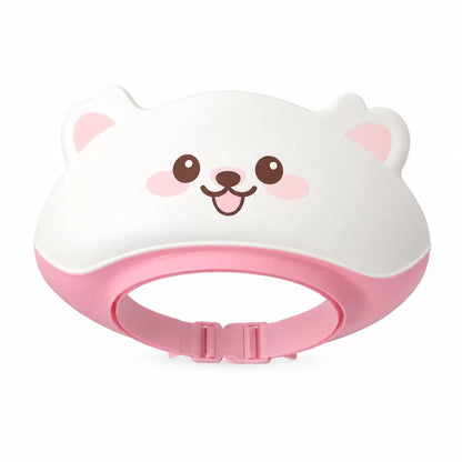 Visera de baño ajustable Serenova, diseño osito rosa